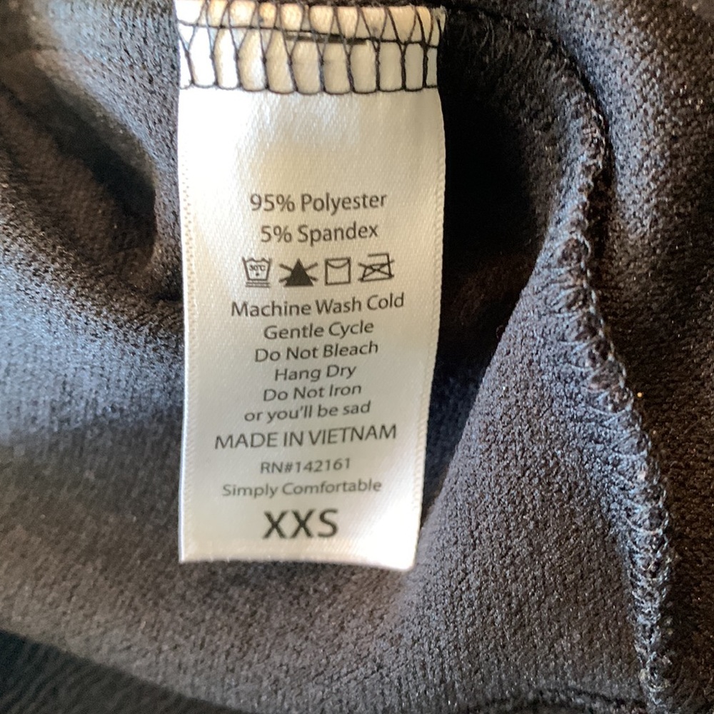 LuLaRoe Black Nicole Dress size XXS - Picture 5 of 6